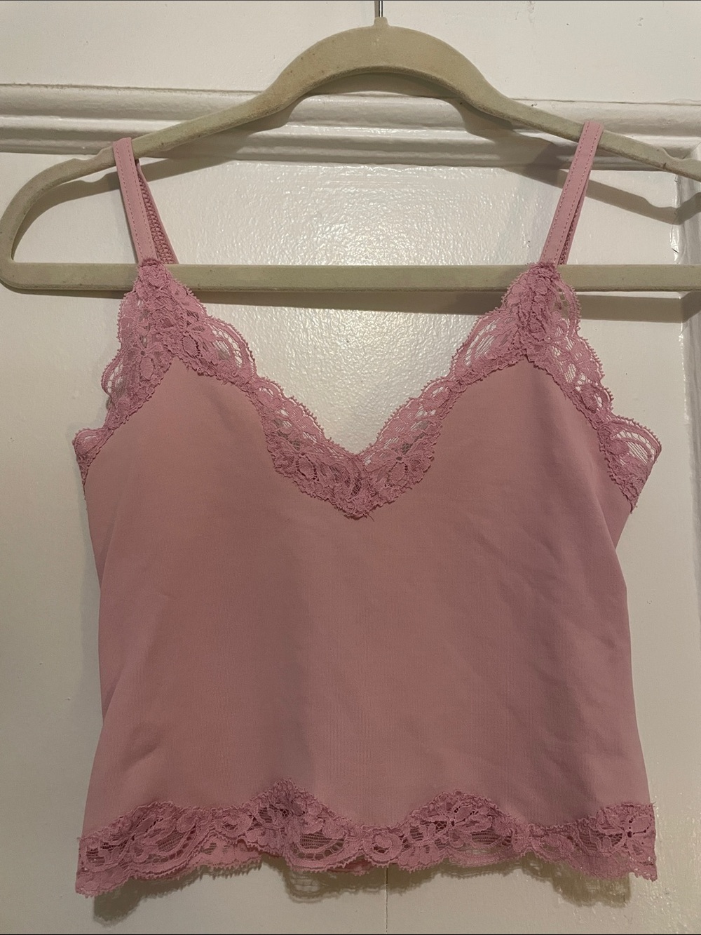 Only Hearts Lilac Lace Trim Camisole